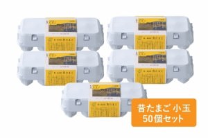 【送料無料】館ヶ森高原 昔たまご小玉50個セット