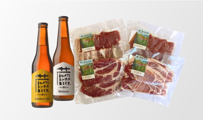 館ヶ森高原豚と蔵ビールを楽しむ！